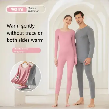 Glt Women Winter Seamless Thermal Inner Wear Set Warm Tops Pants 2pcs Suit  - Best Price in Singapore - Dec 2023