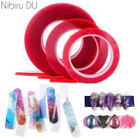 Clear Nail Adhesive Tape False Nails Display Stand Glue Stickers Double-sided Pasted Manicure Practice Showing Tools