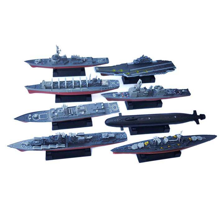 8 Pieces Aircraft Carrier Toy Model Construction Kits Assemble Models ...