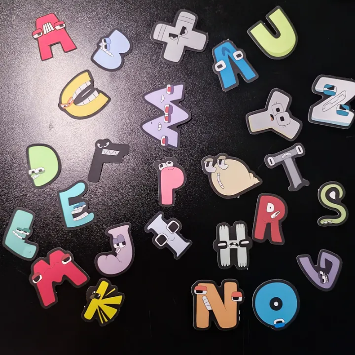 F and N alphabet Lore Lowercase - Alphabet Lore - Magnet