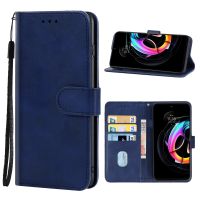 SmartPhonemall For Motorola Edge 30 Neo Leather Phone Case(Blue)