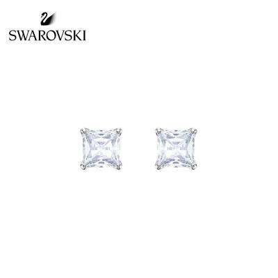 ต่างหูสวารอฟสกี้ SWAROVSKI Stud Earrings ATTRACT Simple and elegant Stud Earrings The gift for girlfriend Womens fine jewelryTH