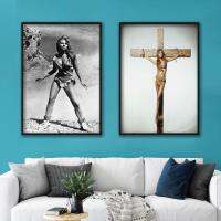 Raquel Welch โปสเตอร์ผ้าใบตกแต่ง Room Bar Cafe Decor ของขวัญพิมพ์ Art Wall Paintings