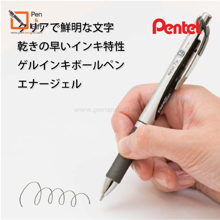 pentel-energel-bl80-rtx-liquid-gel-pen-1-0-mm-ปากกาหมึกเจล-เพนเทล-เอ็นเนอร์เจล-อาร์ทีเอ็กซ์-ลิควิดเจล-รุ่น-bl80-ขนาด-1-0-มม-แบบกด-penandgift