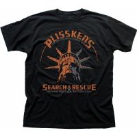 2023 NEWWholesale ผู้ชายเสื้อยืดหนีจาก York Snake Plissken ค้นหาและกู้ภัยของขวัญวันเกิด