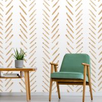 ✣┇◙ Herringbone Peel and Stick Wallpaper Geometric Lines Self Adhesive Wallpaper Modern Wall Furniture Covering Vinyl Film Roll