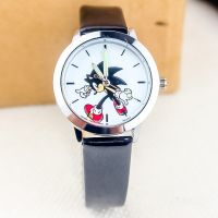 New Belt Quartz Watch Sonic The Hedgehog Kawaii High Value Creative Fashion Luminous Elementary School Student Cartoon Anime