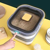 Foldable Food Storage Containers Large Capacity Airtight Dog Cat Dry Food Storage Sealed Bucket Accessories