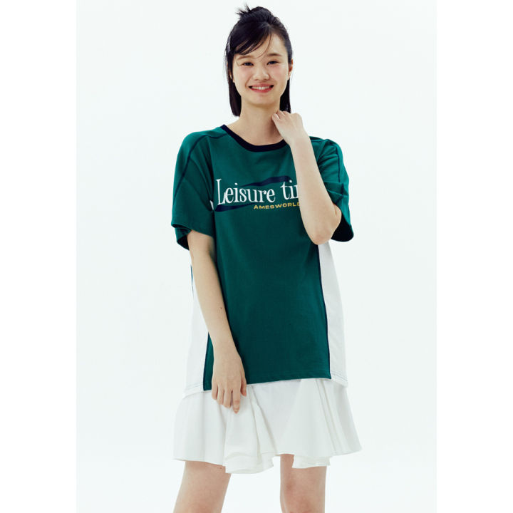 g2ydl2-ames-worldwide-leisure-time-tee-6color-3size-เสื้อแขนสั้น-สินค้าเกาหลี-ของแท้-100