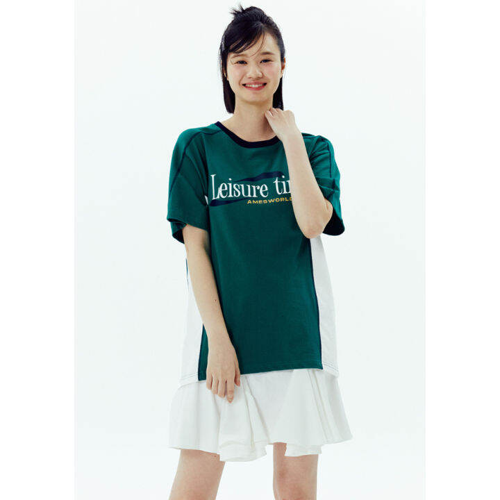 g2ydl2-ames-worldwide-leisure-time-tee-6color-3size-เสื้อแขนสั้น-สินค้าเกาหลี-ของแท้-100