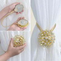 【cw】 2pcs Magnetic Curtain Tiebacks Tie Rope Accessory Rods Accessoires Backs Holdbacks Buckle ！