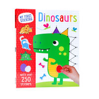 My first dinosaur sticker book my first stickers alphabet