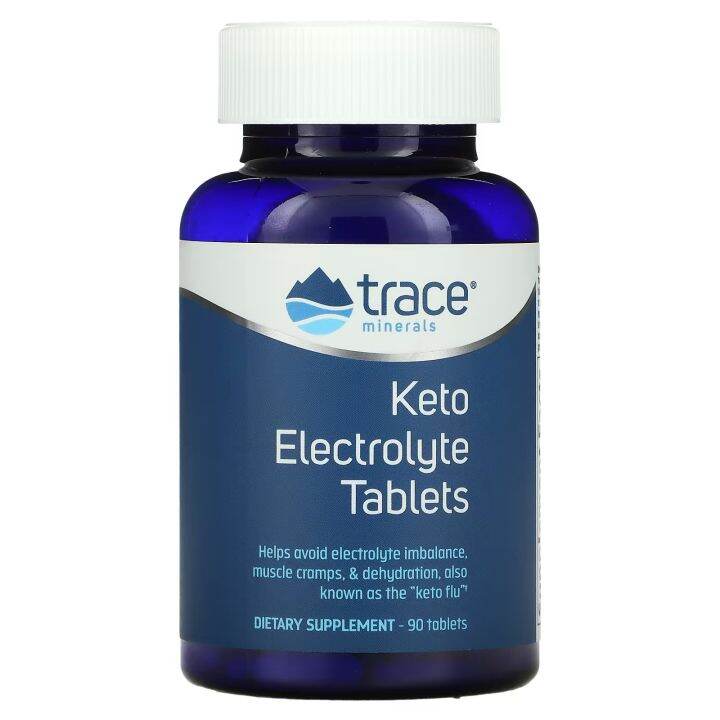 [PREORDER] TRACE MINERALS KETO ELECTROLYTE TABLETS 90 TABLETS