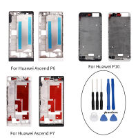 For Ascend P6 P7 P10 Housing Middle Frame Bezel Middle Plate Cover replacement parts for P6 P7 P10 with Tools