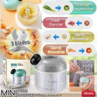 ?Mini food chopper ถ้วยปั่นบดอาหารมือดึงแบบพกพา?