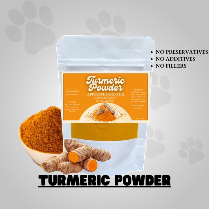 TURMERIC POWDER CATS AND DOGS APPETITE BOOSTER FOOD TOPPER Lazada PH