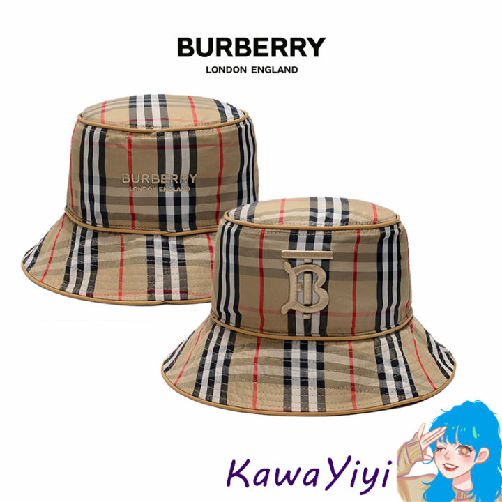 perfect-tokyo-ins-hat-burberry-uv-protection-bucket-hat-men-amp-women-fashion-classic-logo-design-outdoor-travel-bivouac-mountain-climbing