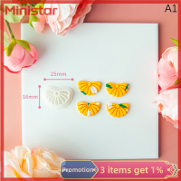 Ministar มีดตัดดินปั้นเครื่องปั้นดินเผานุ่มโพลีเมอร์แบบทำมือรูปหัวใจต่างหูทรงเรขาคณิตลายคลื่นลูกไม้แม่พิมพ์ตัดต่างหูเครื่องมือการทำจี้เครื่องประดับ