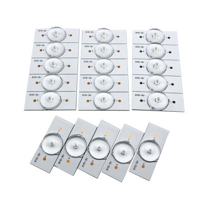 20PCS 3V โคมไฟลูกปัด SMD พร้อมเลนส์กรองสำหรับ32-65 LED TV ซ่อมไฟ Led แถบอุปกรณ์เสริม