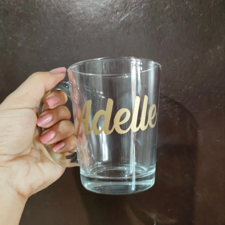 Customized Clear Mug With Name Lazada PH