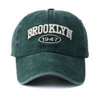 2023 High Quality Brooklyn Embroidery Snapback Hat for Men Vintage Black Green Washed Baseball Caps for Women Gorras Hombre