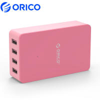 ORICO พอร์ตเครื่องชาร์จ USB 4พอร์ตแท่นชาร์จเดสก์ทอป5V 2.4A USB 15W โทรศัพท์แท็บเล็ตเครื่องชาร์จเดินทางสำหรับ