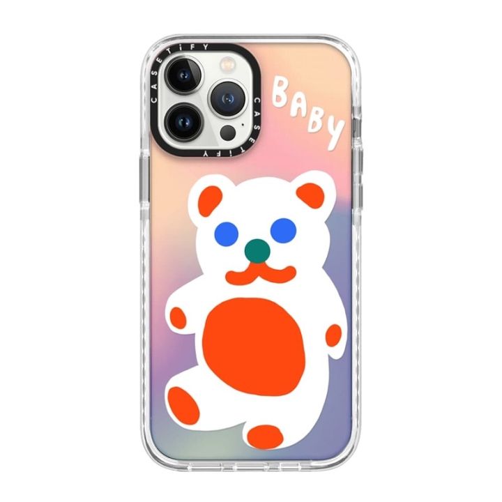 m3m-เคสสวยหรู-เคสเสริมดวง-เคสมหามงคล-เคสกันกระแทก-casetify-baby-bear-by-katie-benn-pre-order-เลือกเคสได้-เคสใส-เคสสวยๆ-เคสกระจก