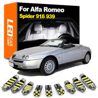 Zoomsee ภายใน LED Light Kit สำหรับ Alfa Romeo Spider 916 939 1995-2007 2008 2009 2010 Canbus รถในร่มหลอดไฟโดมอ่าน Trunk