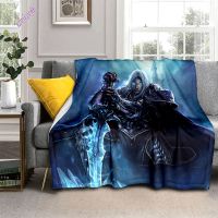 2023 in stock 1XB4 World Of Warcraft Burning Beauty Printed manta sofa bed cover soft and hairy blanket plaid Soft，Contact the seller to customize the pattern for free