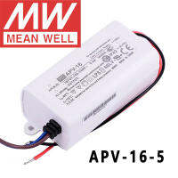 ต้นฉบับหมายถึงดี APV-16-5 Meanwell 5V2.6A การออกแบบแรงดันไฟฟ้าคงที่13W เอาท์พุทเดียว LED สลับแหล่งจ่ายไฟ