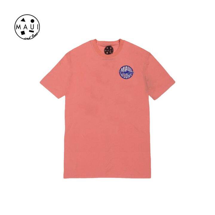 Maui And Sons Vibe Shark Tee Coral Pink TShirt Pink Lazada PH