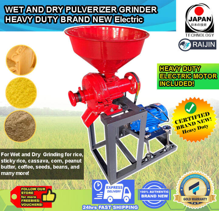 wet and dry pulverizer grinder peanut butter corn grain feed maker