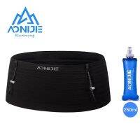 ✜✽∈ AONIJIE W8116 Elastic Running Waist Bag Unisex Hydration Running Belt Phone Holder For Gym Fitness Trail Run Marathon Belt Pouch