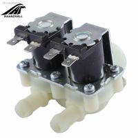 ❉ DN20 G3/4 1 In 2 DC 12V 24V AC 220V Pressure Dual Electric Water Inlet Solenoid Valve Normally Close For Washing Machine