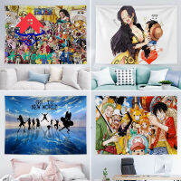 การ์ตูนอะนิเมะ Luffy Tapestry One-Piece Decor แขวนผนังพื้นหลัง 3D การพิมพ์ผ้าผ้าม่านหน้าแรกห้องนั่งเล่นตกแต่งห้องนอน