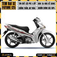 Tem Decal Dán Xe Future 125 Thể Thao Dễ Dán FU-07 Tem Rời Future FI 2012