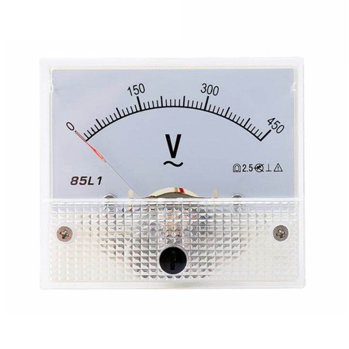 1pc-85l1ตัวชี้มาตรวัดแรงดันไฟฟ้า-ac-class-2-5แรงดันไฟฟ้าอนาล็อกโวลต์มิเตอร์แผงมิเตอร์