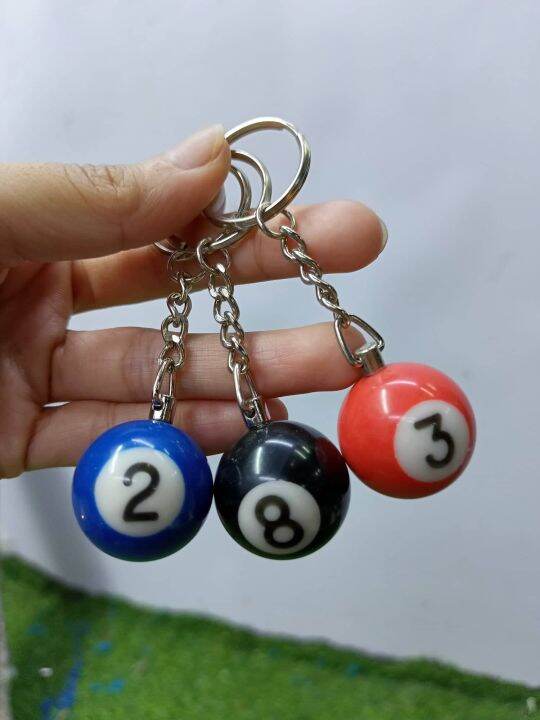 Billiard Ball Keychain / Bola ng Bilyaran / Billiard Accessories ...