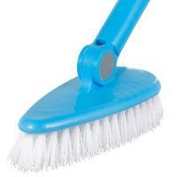 【CC】۩  Household Cleaning Brushes Handle Floor Extendable Toilet Scrubber Sponge Wall Glass Dust Mop