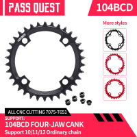 PASS QUEST 104 Bcd แคบกว้าง Chainring รอบ3032343638T สำหรับ M780 M610 670สำหรับ Sram X0 X7 X5จักรยานความเร็ว Chainwheel12