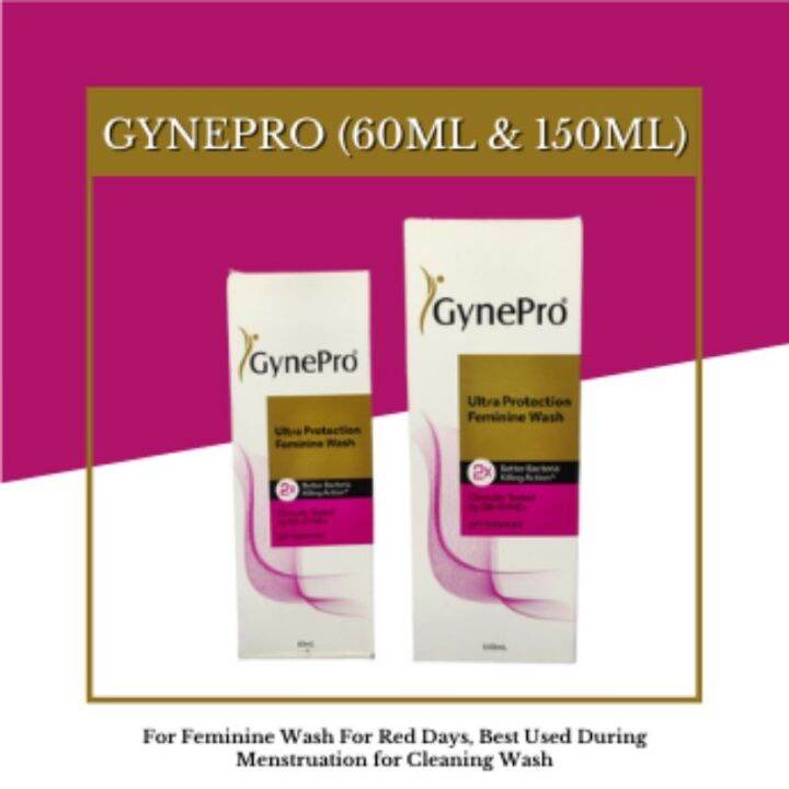 Gynepro Feminine Wash 60ml and 150ml Lazada PH