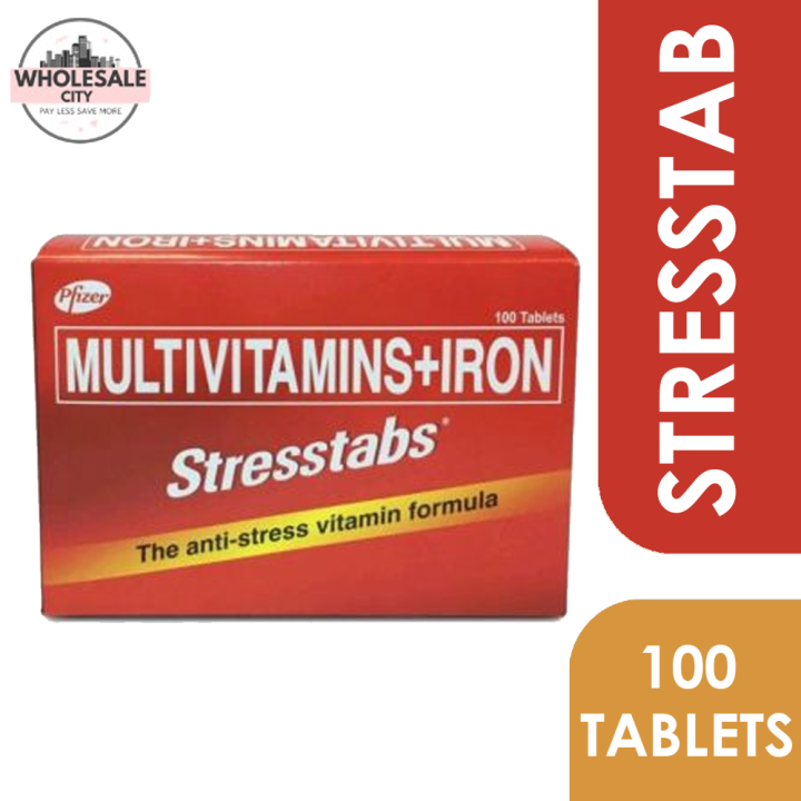 Stresstabs Multivitamins + Iron 100tablets Lazada PH