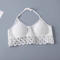 New Crochet Boho Halter Top Womens Swimsuit Beach Outfit