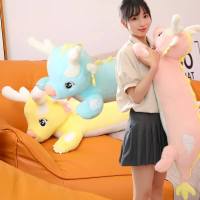 Long Dragon Plush Toy Pillow Cushion Adorable Sleeping Leg Gift Companion Girls