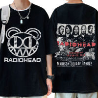 Radiohead Vintage Print T Shirt Men Cotton Tshirts Hop Line Up York Tour Rock Band Music Album Tees Gildan Spot 100%