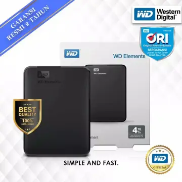 WD 2TB Elements Portable External Hard Drive - USB 3.0 - WDBU6Y0020BBK-WESN  