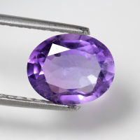 2.70 ct อเมทิสต์ ลาเวนเดอร์ (Amethyst lavender) ทรงไข่