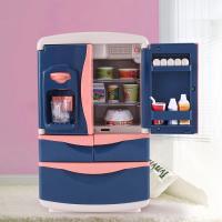Yh218-2Ce Household Simulation Refrigerator Childrens Small Home Appliances Toys Boys and Girls Set Music with Lights
