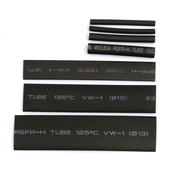 127pcs-insulation-sleeving-thermal-casing-car-electrical-cable-tube-kits-heat-shrink-tube-tubing-wrap-sleeve-assorted