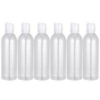 【hot】 6 Pcs Press Cap Bottles Bulk Toiletries Makeup Bottle Disc Refillable Caps